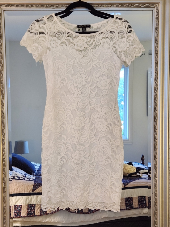 Streetwear Society Dresses & Skirts - Streetwear Society White Floral Lace Mini Dress